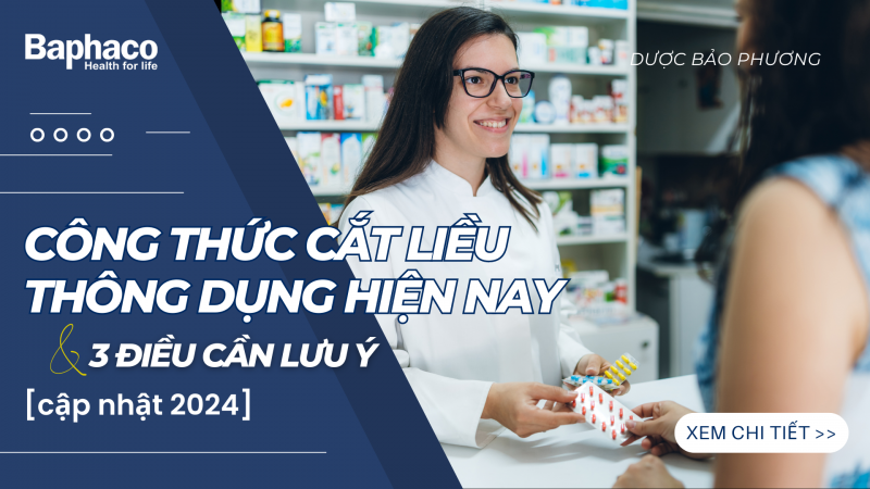 CÔNG THỨC CẮT LIỀU THÔNG DỤNG HIỆN NAY VÀ 3 ĐIỀU CẦN LƯU Ý